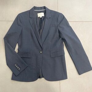 $270 Banana Republic Suit Business Wool Silk Knitted Blazer Size 12 Women’s